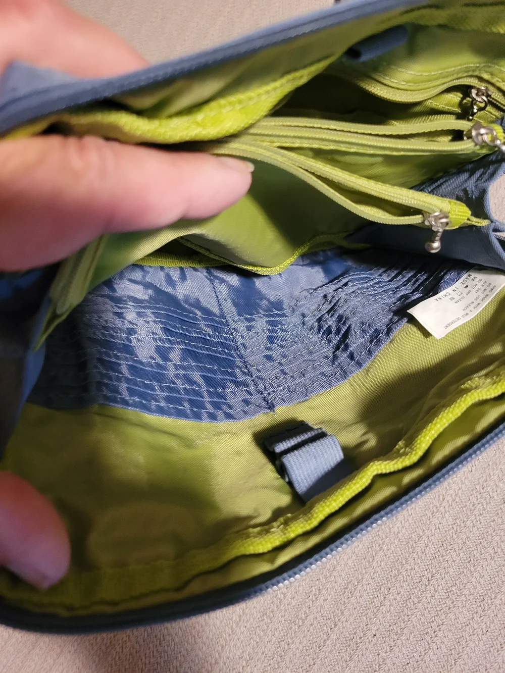 Baggallini Slate Blue Crossbody Pouch